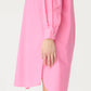 LMND Chiara Half Placket Midi Dress in Candy - the tartan fox