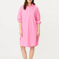 LMND Chiara Half Placket Midi Dress in Candy - the tartan fox