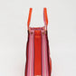 LMND Rialto Large Tote in Mandarina/Plumeria/Fig Stripe