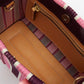 LMND Rialto Small Tote in Fig/Plumeria Stripe