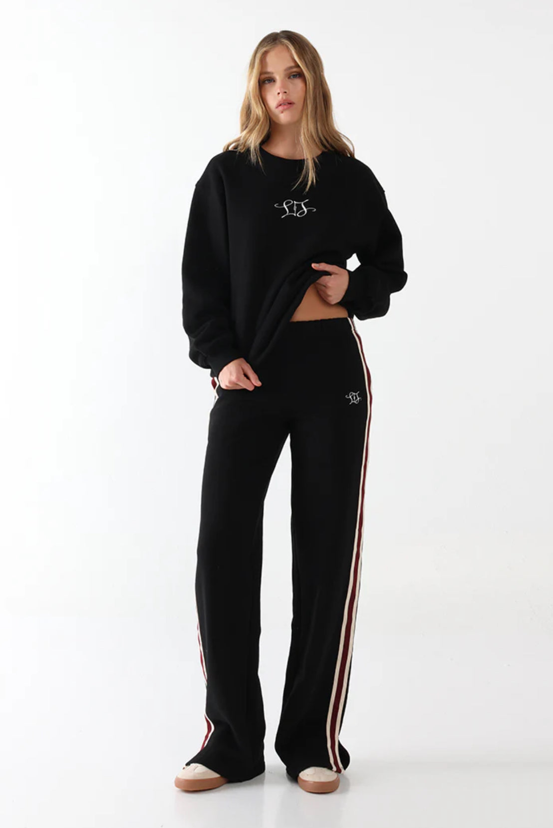 Lost in Lunar Bessie Track Pant in Black - the tartan fox