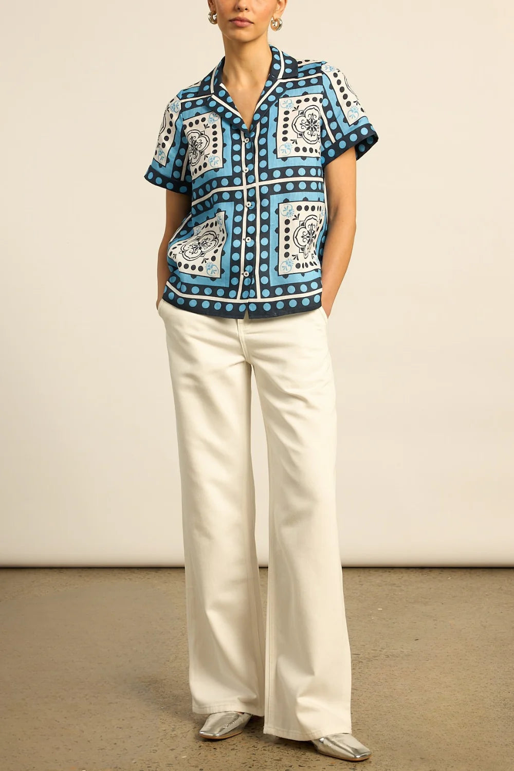 Zoe Kratzmann Lumen Top in Bay Scarf