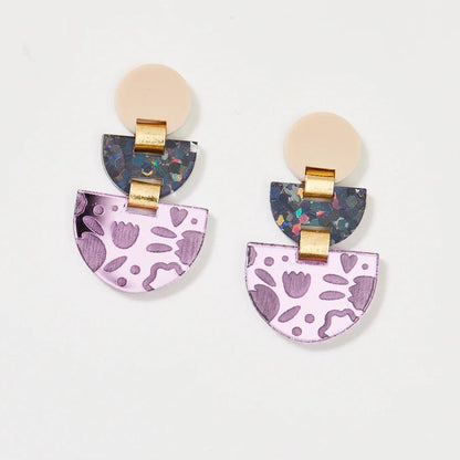 Martha Jean Boat Earrings - the tartan fox