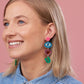 Martha Jean I love You Earrings in Multi Colour - the tartan fox