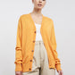 McIntyre James Cardigan in Orange - the tartan fox