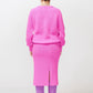 McIntyre Kate V-Neck Jumper in Bright Pink - the tartan fox