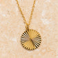 Medallion S925 Gold Plated Sterling Silver Chain Necklace - the tartan fox