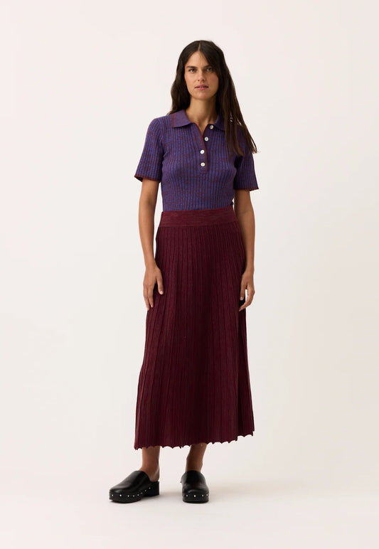 Nancybird Aine Skirt in Pinot - the tartan fox