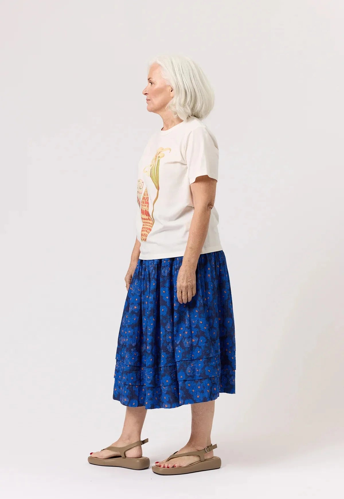 Nancybird Apollo Tee in Cream Shell - the tartan fox