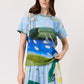 Nancybird Apollo Tee in Lagoon - the tartan fox