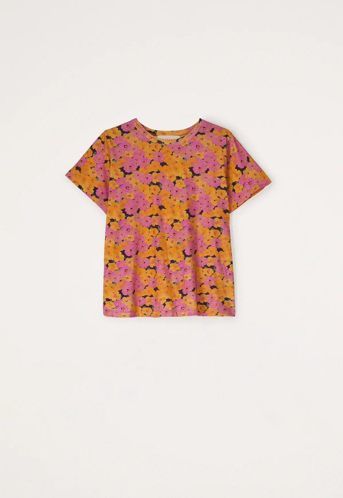 Nancybird Apollo Tee in Sunset Floral - the tartan fox