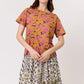 Nancybird Apollo Tee in Sunset Floral - the tartan fox