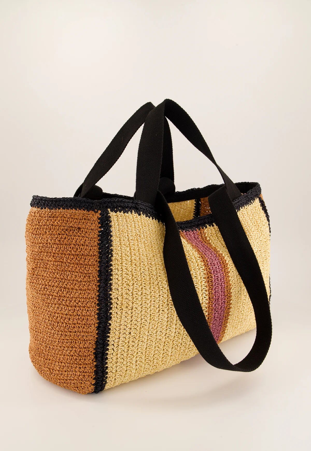 Nancybird Bande Tote Bag in Natural - the tartan fox