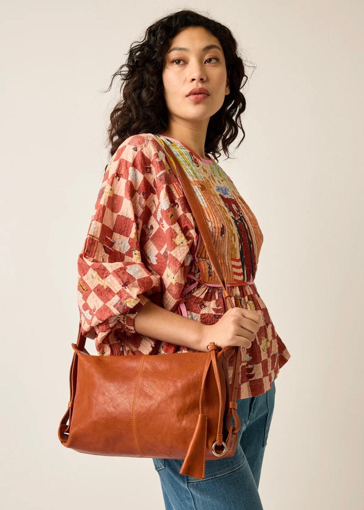 Nancybird Bena Crossbody Bag in Pumpkin - the tartan fox