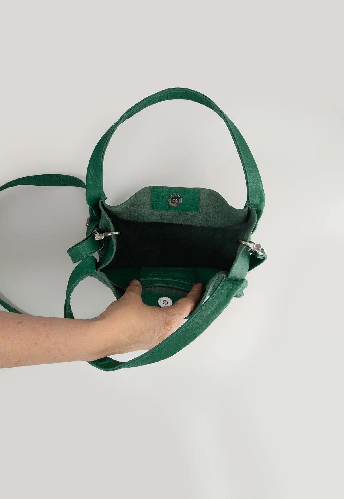 Nancybird Drop Crossbody Bag in Verdant - the tartan fox