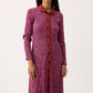 Nancybird Elara Dress in Mulberry - the tartan fox