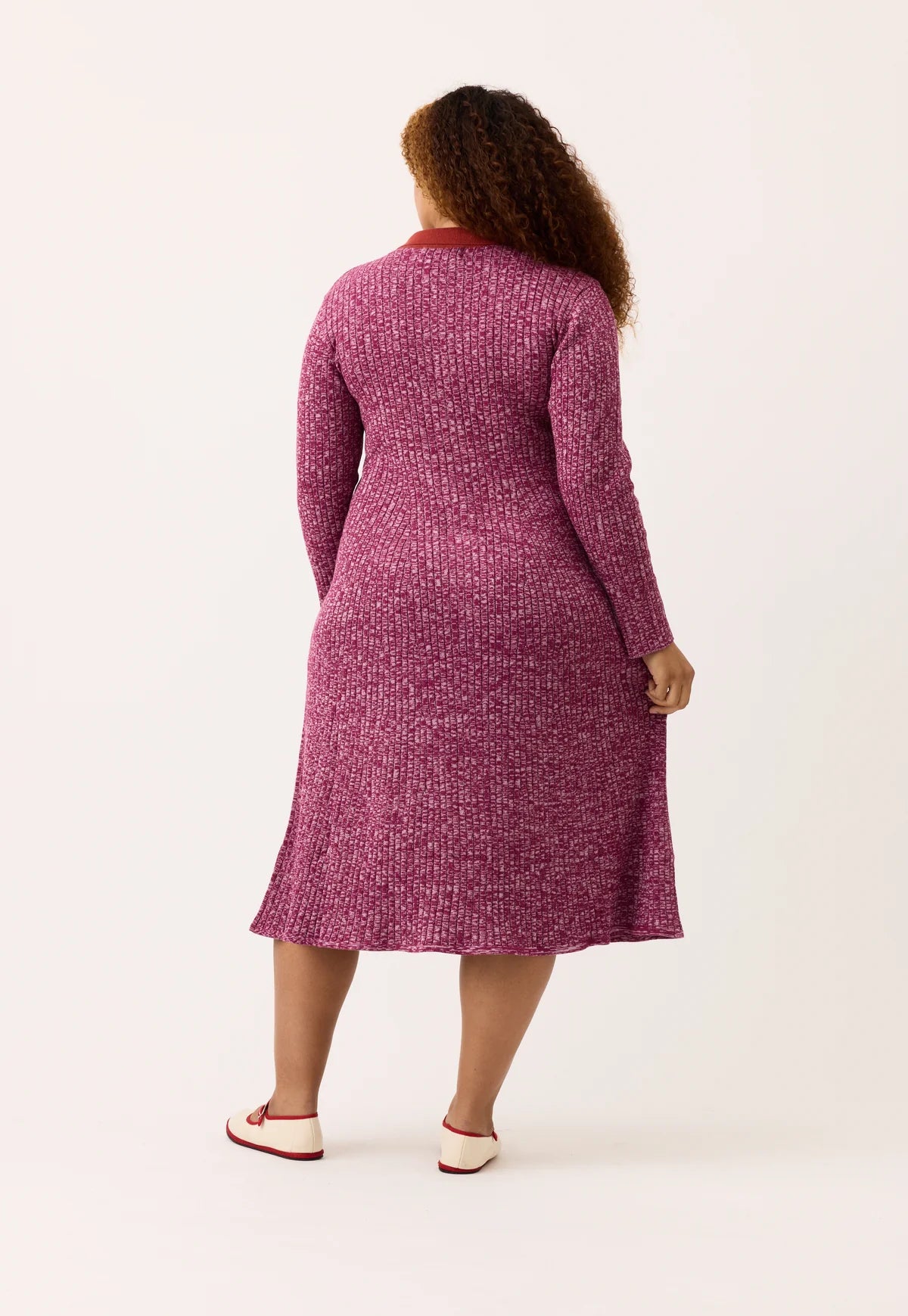 Nancybird Elara Dress in Mulberry - the tartan fox