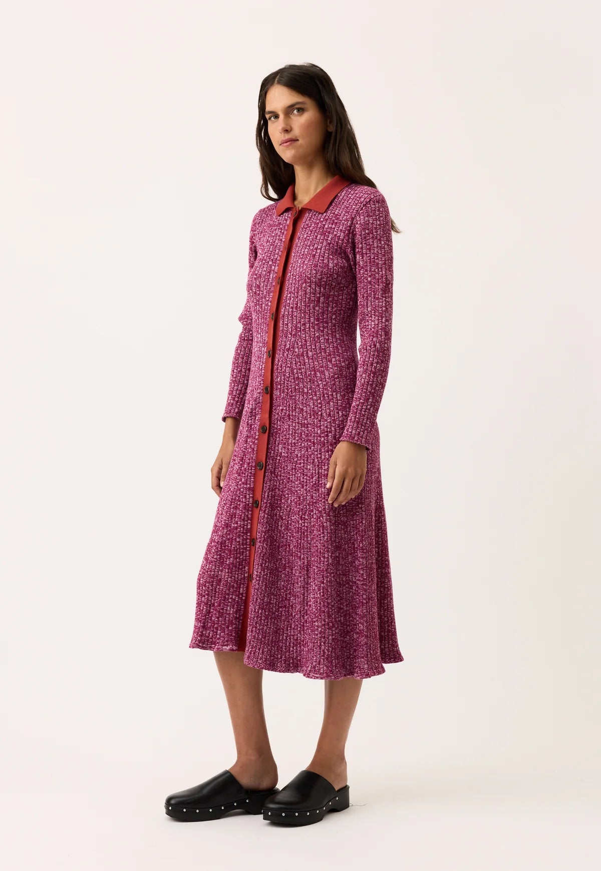 Nancybird Elara Dress in Mulberry - the tartan fox