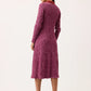 Nancybird Elara Dress in Mulberry - the tartan fox