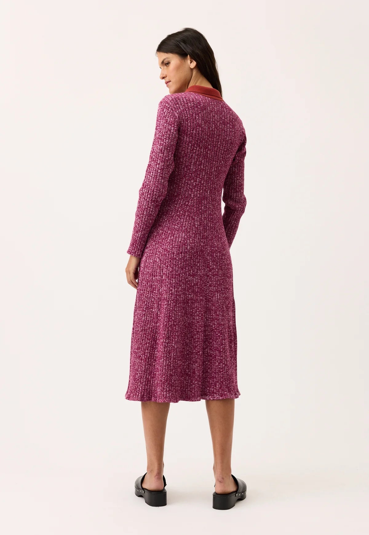 Nancybird Elara Dress in Mulberry - the tartan fox