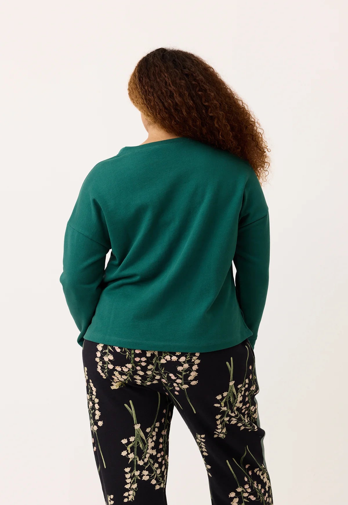 Nancybird Eva Sweatshirt in Pansy - the tartan fox