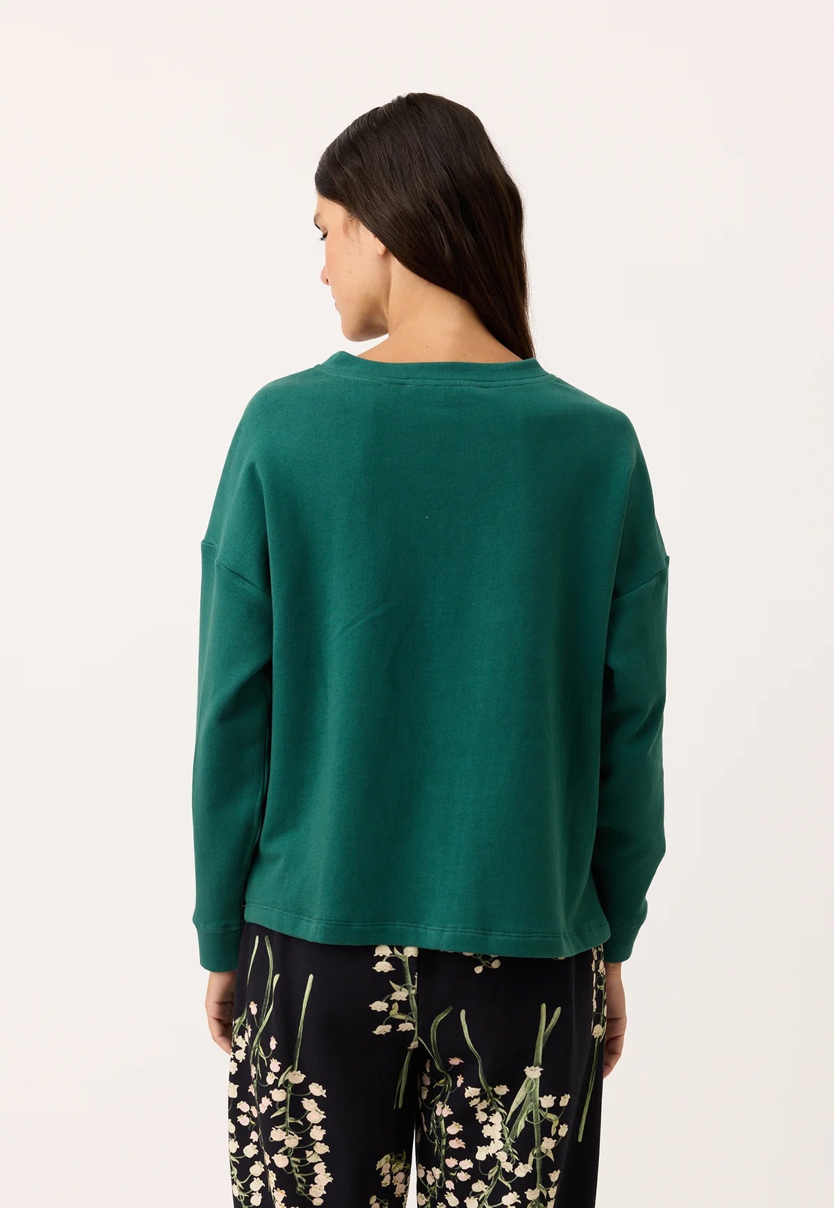 Nancybird Eva Sweatshirt in Pansy - the tartan fox