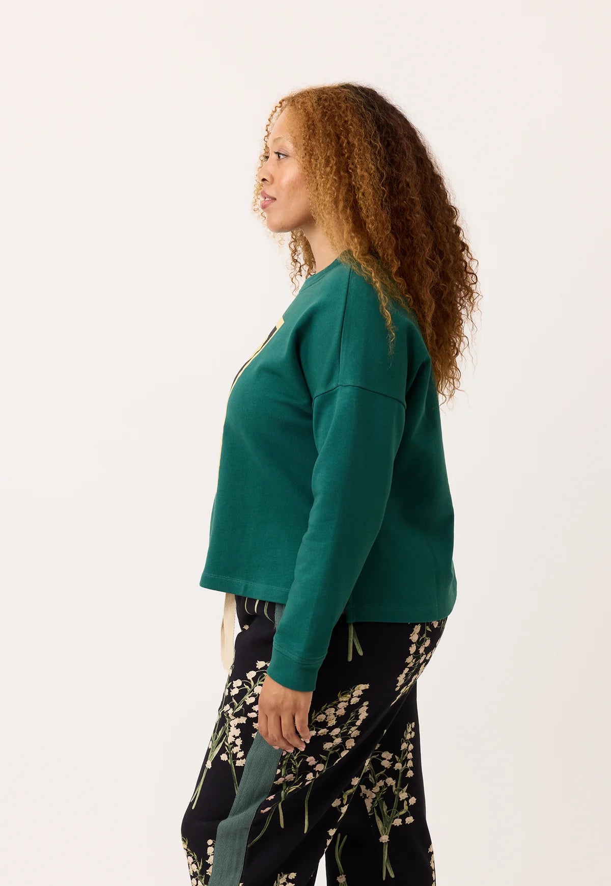Nancybird Eva Sweatshirt in Pansy - the tartan fox