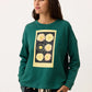Nancybird Eva Sweatshirt in Pansy - the tartan fox