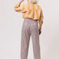 Nancybird Harriet Pant in Ochre Stripe - the tartan fox