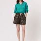 Nancybird Iris Short in Embroidered Shell - the tartan fox