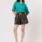 Nancybird Iris Short in Embroidered Shell - the tartan fox