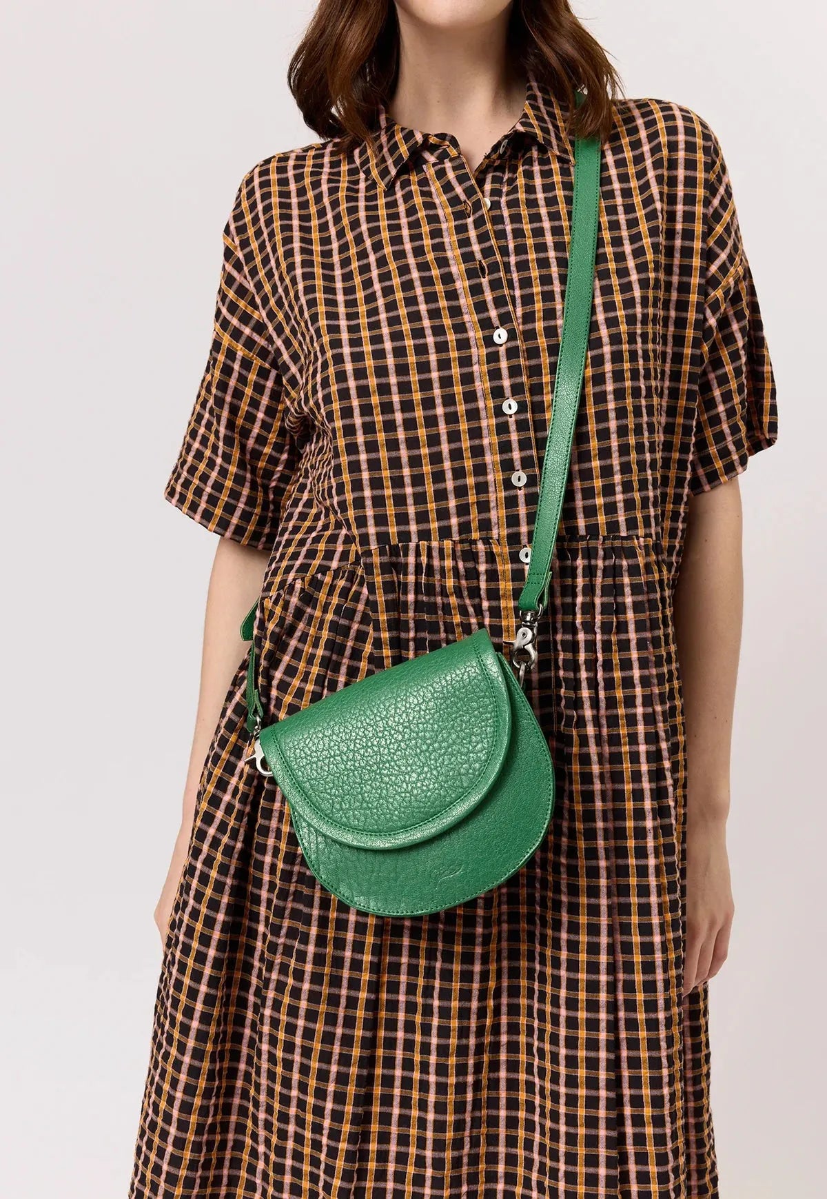 Nancybird Jesse Crossbody Bag in Verdant - the tartan fox