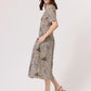 Nancybird Lotta Dress in Lino Palm - the tartan fox