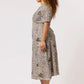 Nancybird Lotta Dress in Lino Palm - the tartan fox