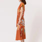 Nancybird Macey Dress in Rust Shell - the tartan fox