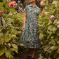 Nancybird Maja Dress in Parsley - the tartan fox