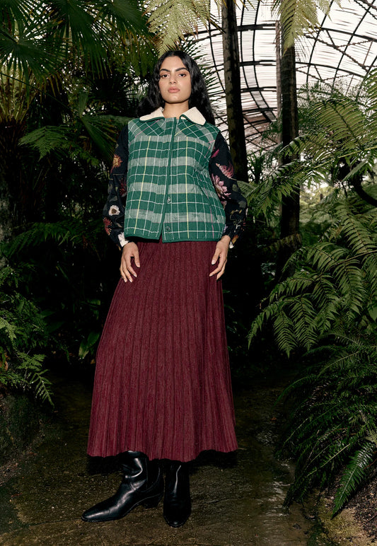 Nancybird Mulla Vest - the tartan fox