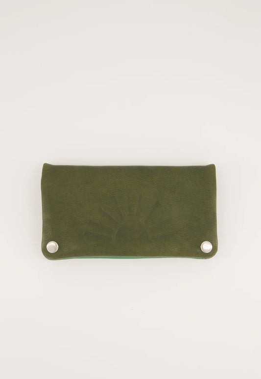 Nancybird Pearl Wallet in Khaki - the tartan fox