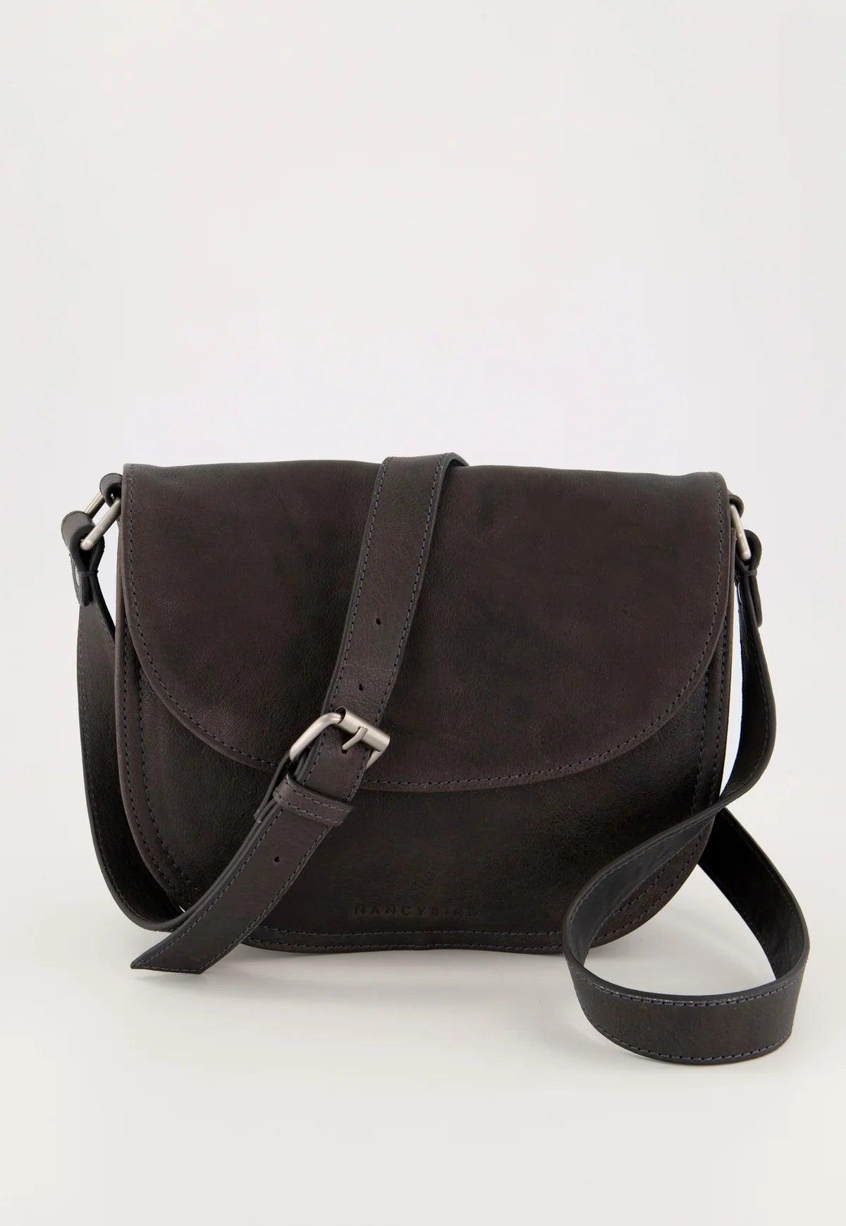 Nancybird Shell Bag in Charcoal - the tartan fox