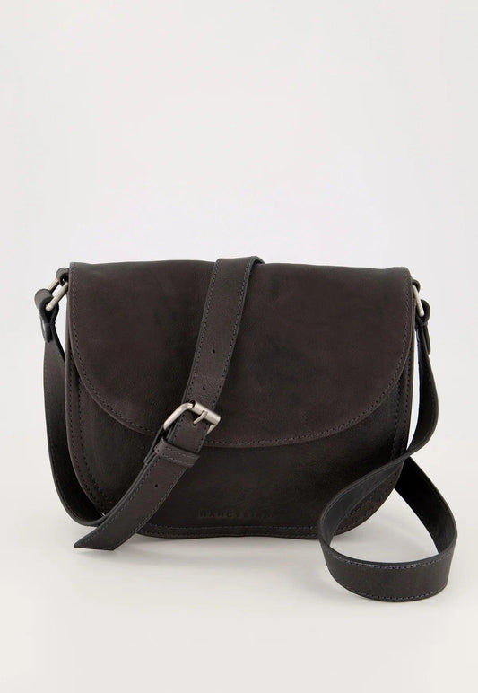 Nancybird Shell Bag in Charcoal - the tartan fox