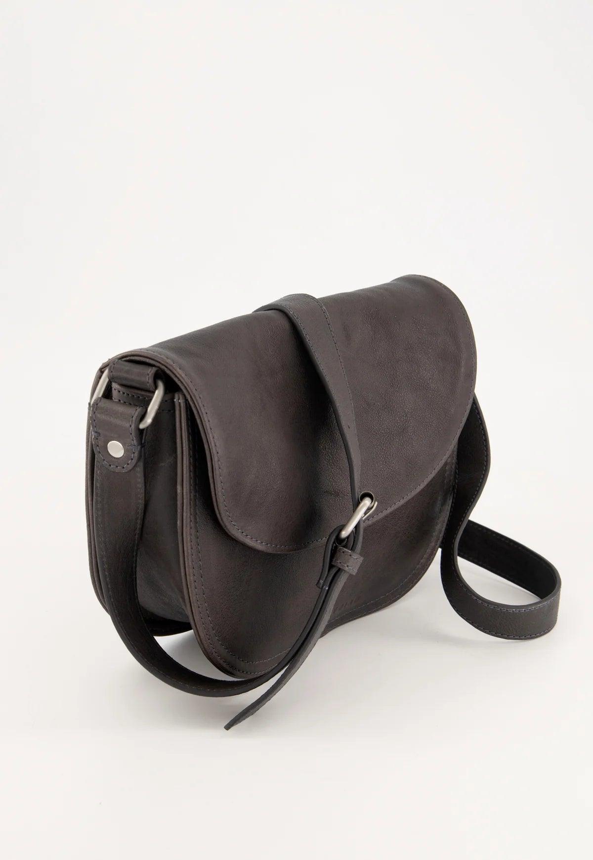 Nancybird Shell Bag in Charcoal - the tartan fox