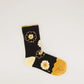 Nancybird Socks in Pansies - the tartan fox