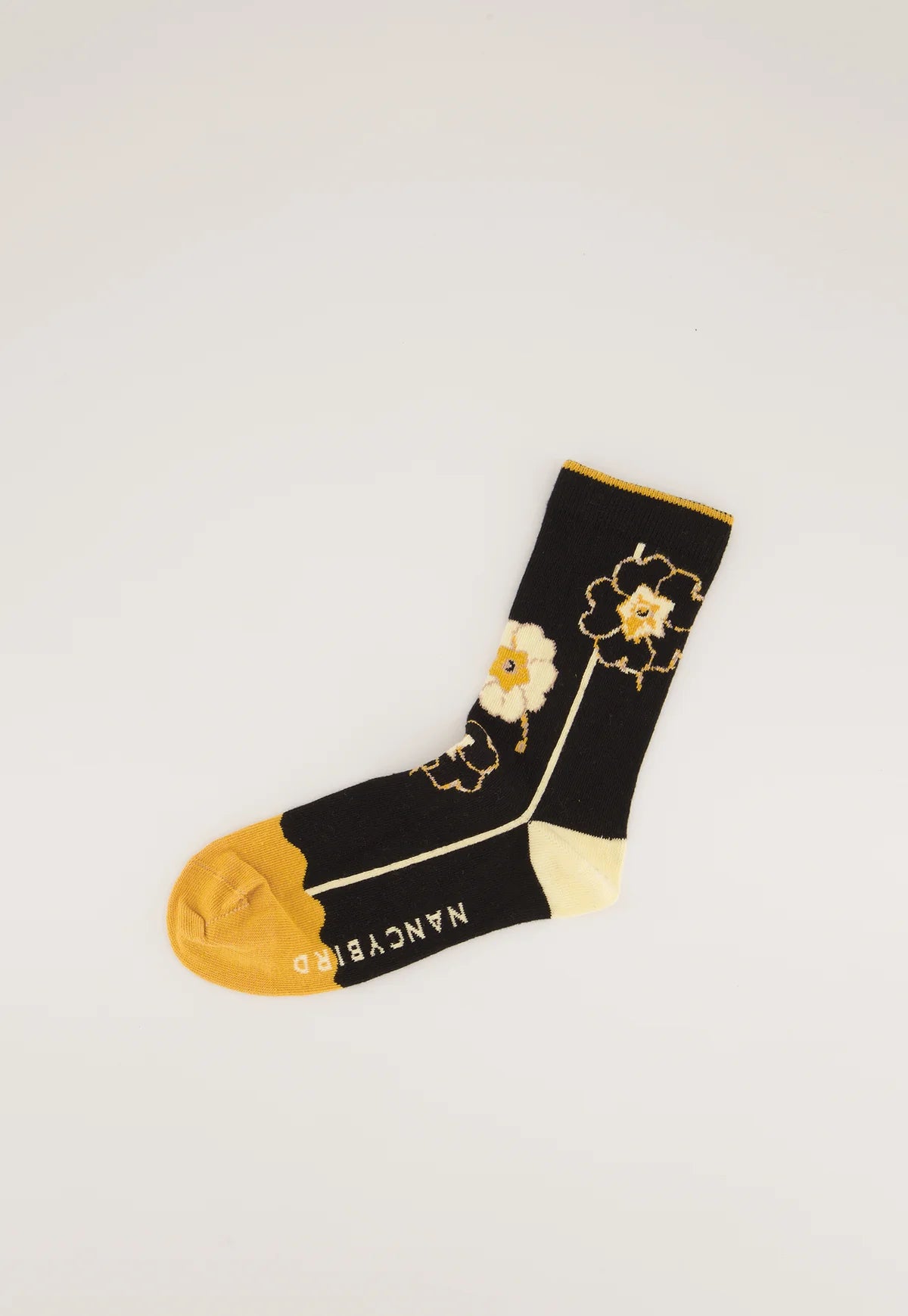 Nancybird Socks in Pansies - the tartan fox