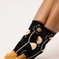 Nancybird Socks in Pansies - the tartan fox