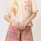 Nancybird Summer Shirt in Cream Shell - the tartan fox