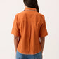 Nancybird Summer Shirt in Embroidery - the tartan fox