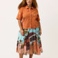 Nancybird Summer Shirt in Embroidery - the tartan fox