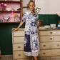 Nancybird Summer Shirt in Lyon Tile - the tartan fox