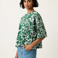 Nancybird Tasmin Boxy Tee in Parsley - the tartan fox