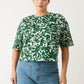 Nancybird Tasmin Boxy Tee in Parsley - the tartan fox